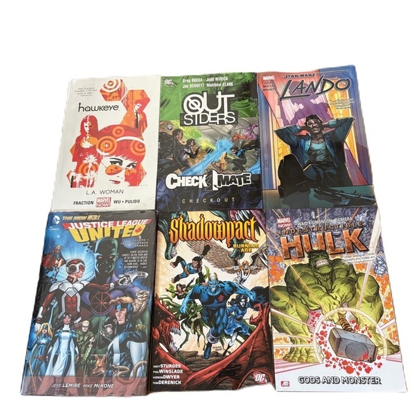 Comic Book Bundle Lot Star Wars Lando Marvel Indestructible Hulk Shadowpact - Picture 1 of 6